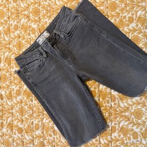 Free People Charcoal Denim Pants